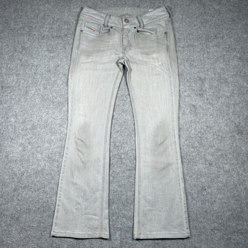 Y2K Diesel Industries Jeans Louvely Womens 28x34 Flared Light Wash SAMPLE
